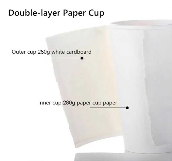8oz Single Wall Cup - Image 4